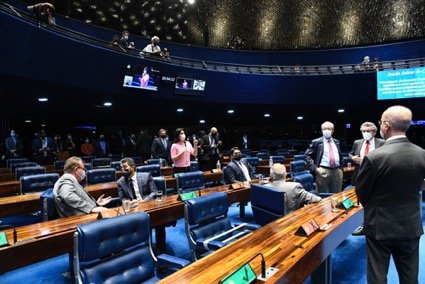 Sessão Solene – Promulgação PEC dos Precatórios. Crédito: Senado Federal do Brasil